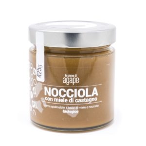 Crema spalmabile nocciola e miele di castano agricoltura italia 425g